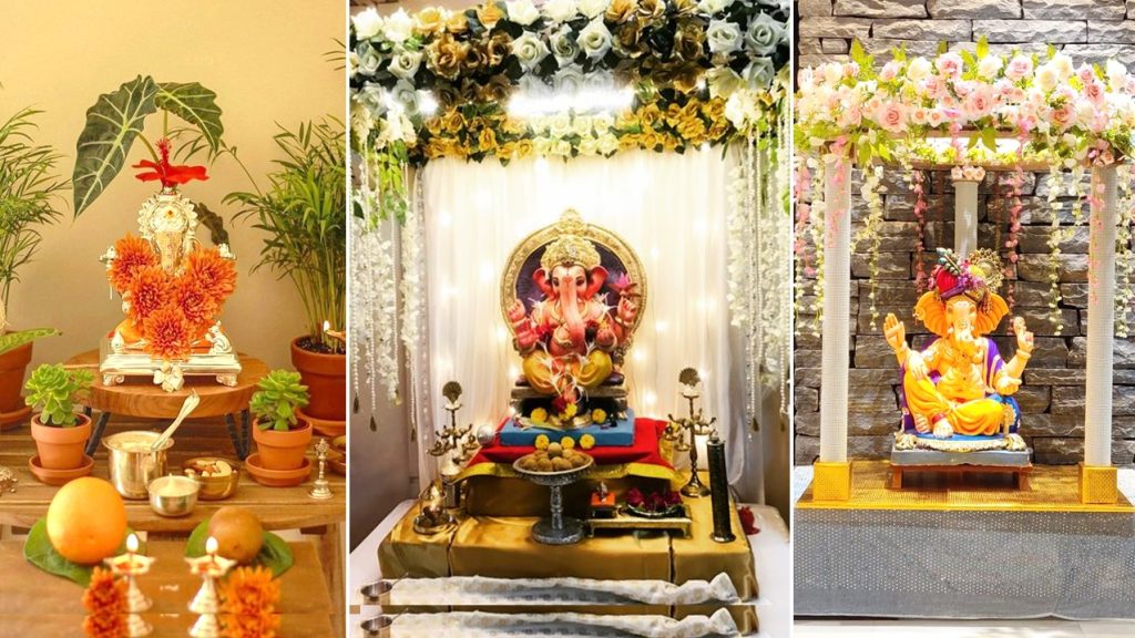 50 Ganesh Chaturthi Decoration At Home Ideas (2024)