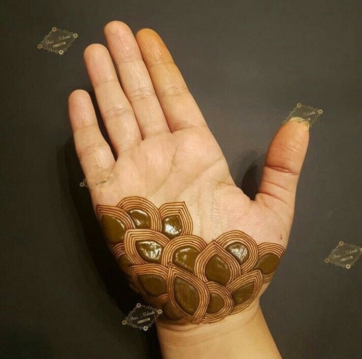 palm cuffed mehndi design-35