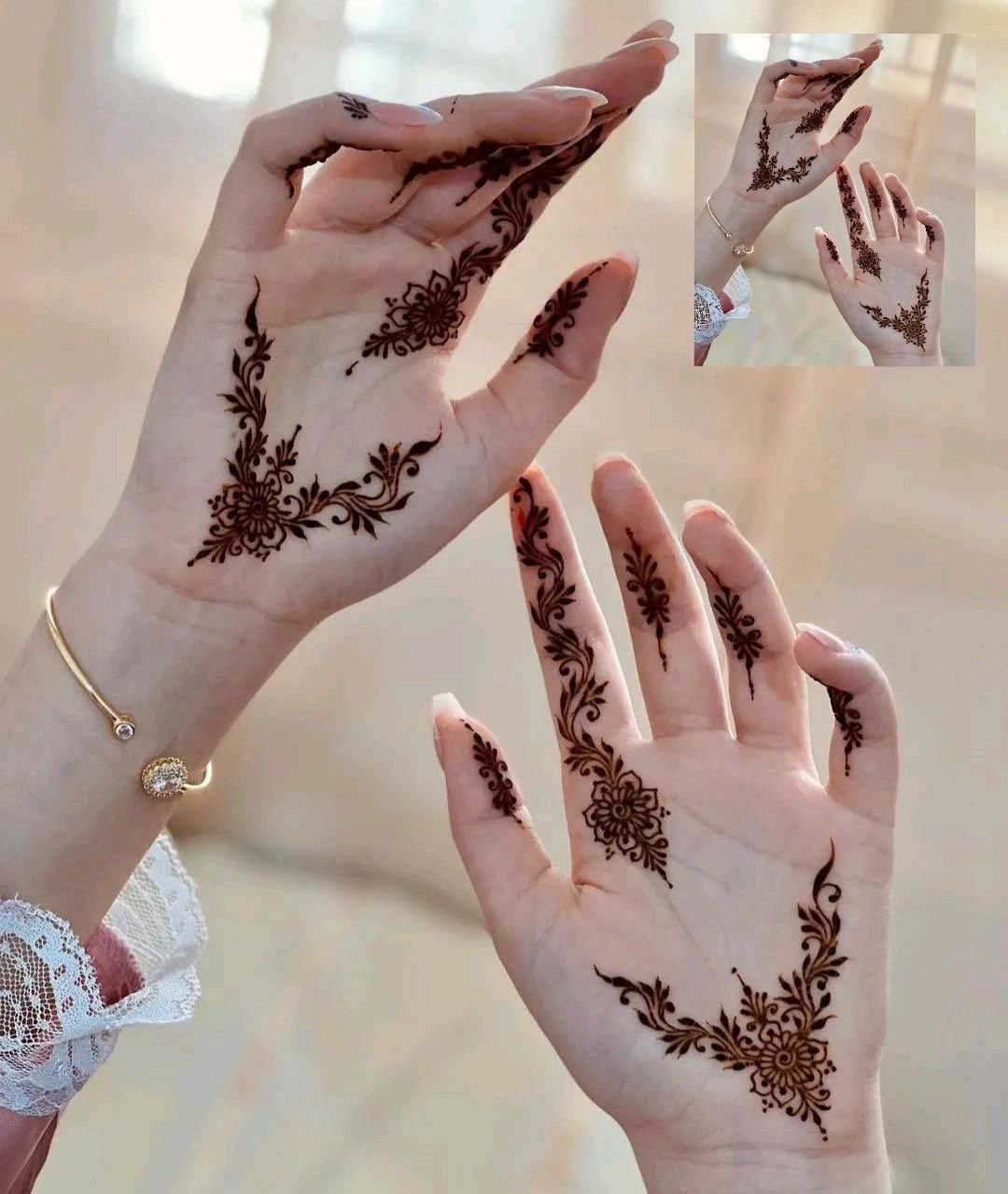 arabic spaced mehndi design-42