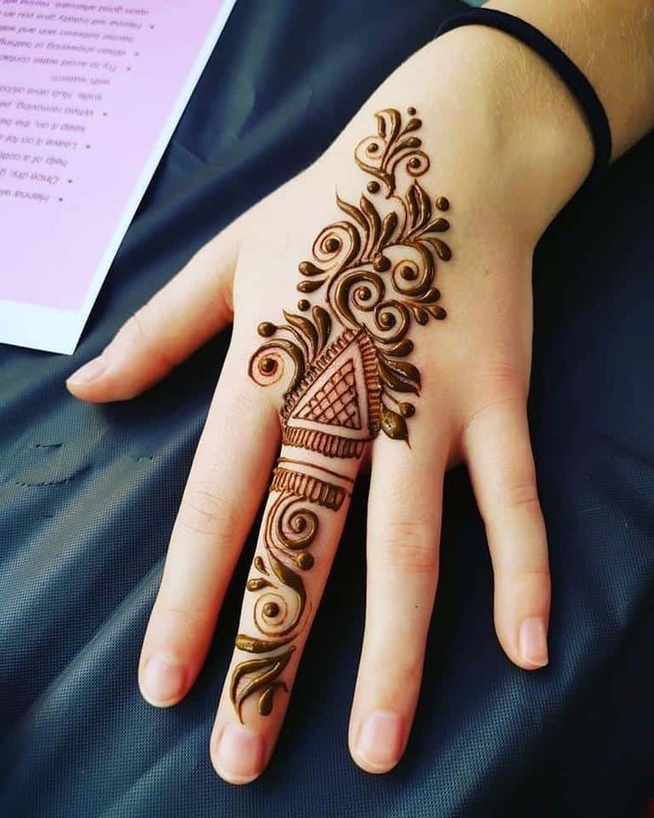 Easy Simple Mehendi Designs