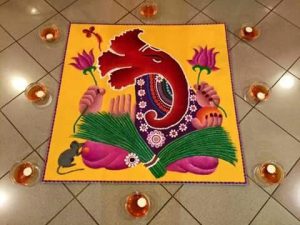 Office Theme Rangoli 18 Diwali Office Decoration Ideas & Diwali Games for Employees
