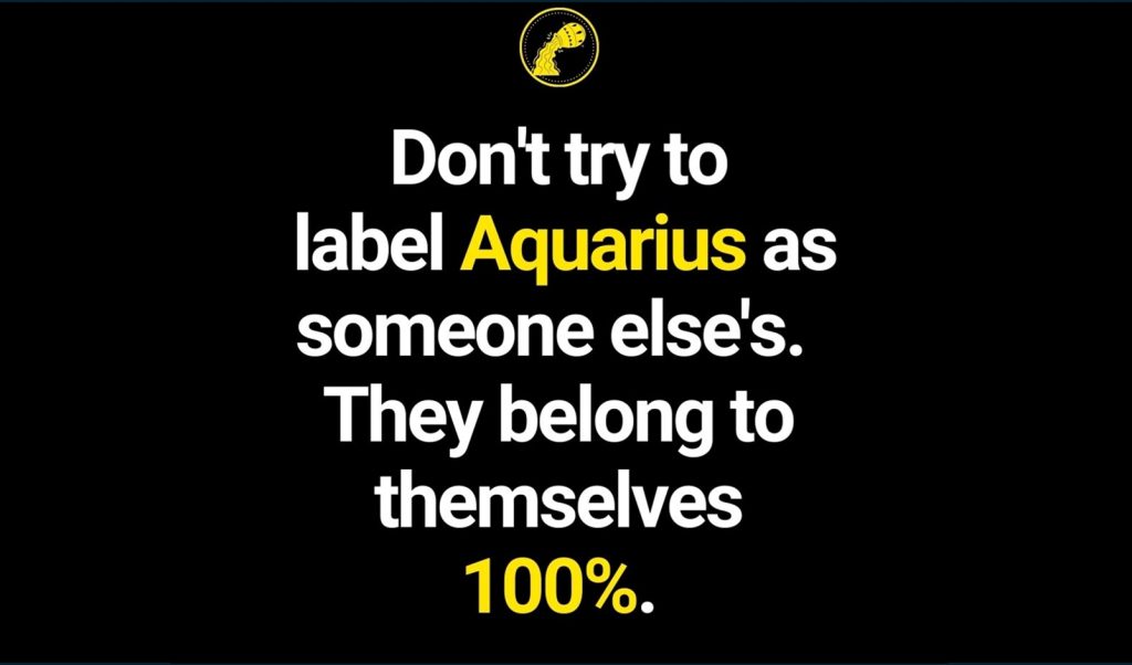 Aquarius Quotes on their personality