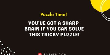 Puzzle Maths 01 - IFORHER Brain Teaser