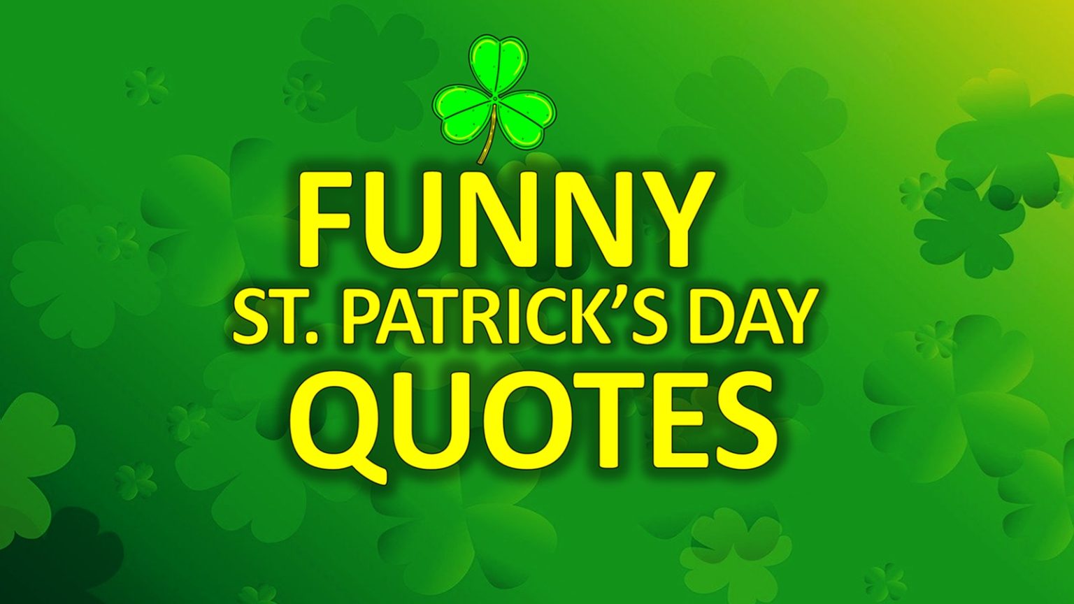funny st patricks day blessings