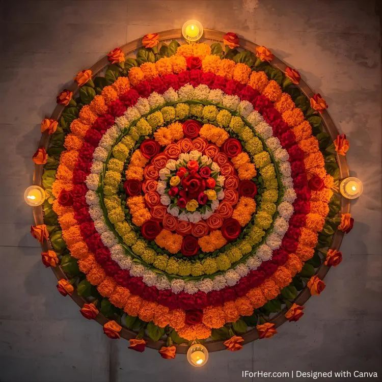Durga Puja Rangoli 15