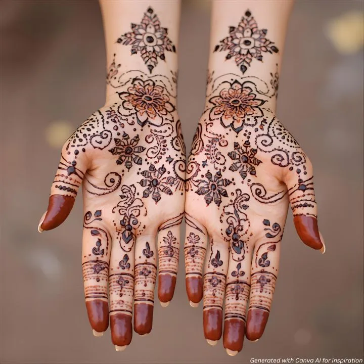 Mehendi Designs for Navratri - 15