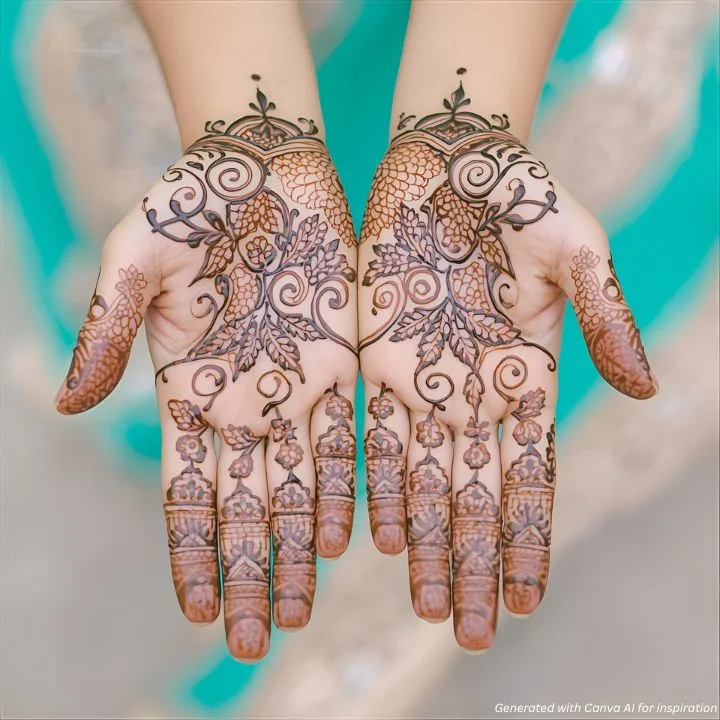 Mehendi Designs for Navrari - 8