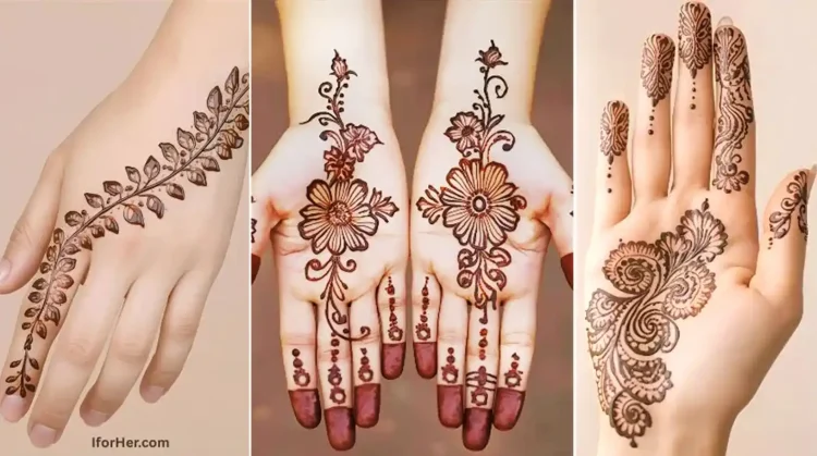Diwali Mehndi Designs Simple Beautiful Full Front Back Hand