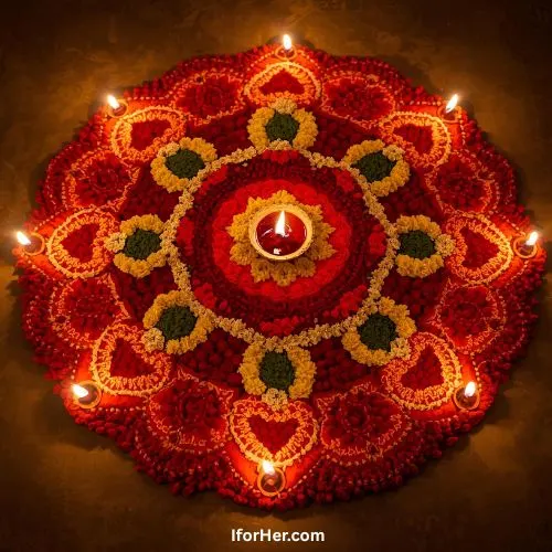 Dusshera Rangoli Designs 1