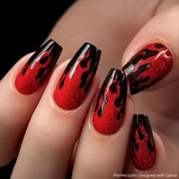 Halloween Almond Nails - 4