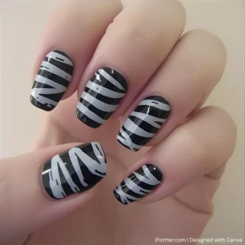 Halloween Nails Mummy - 1