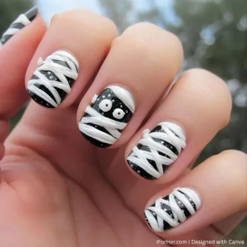 Halloween Nails Mummy - 3