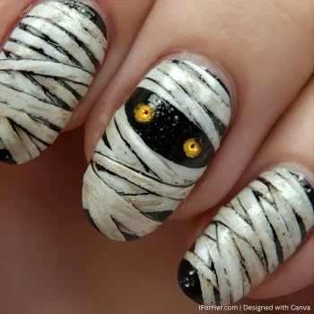 Halloween Nails Mummy - 4