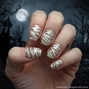 Halloween Nails Mummy - 5