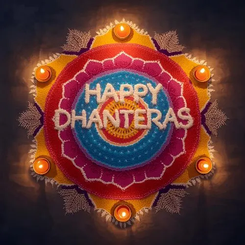 Happy Dhanteras Rangoli Idea - 13