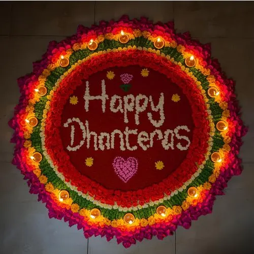 Happy Dhanteras Rangoli Idea - 15