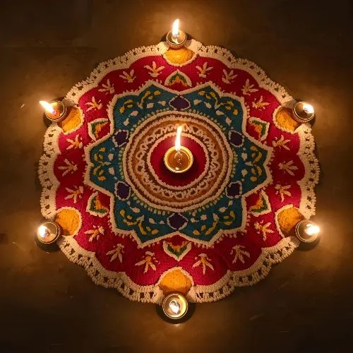 Happy Dhanteras Rangoli Idea - 17