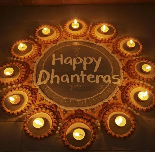 Happy Dhanteras Rangoli Idea - 4