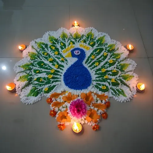 Happy Dhanteras Rangoli Idea - 8