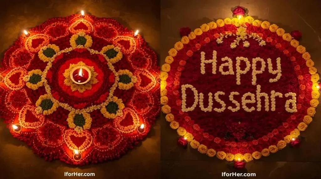Dusshera Rangoli Designs Ideas