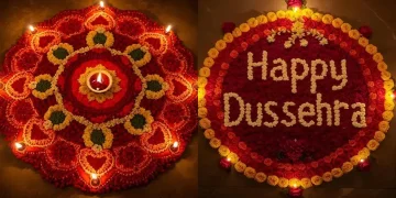Dusshera Rangoli Designs Ideas