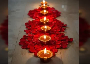 Rangoli Designs With Flowers