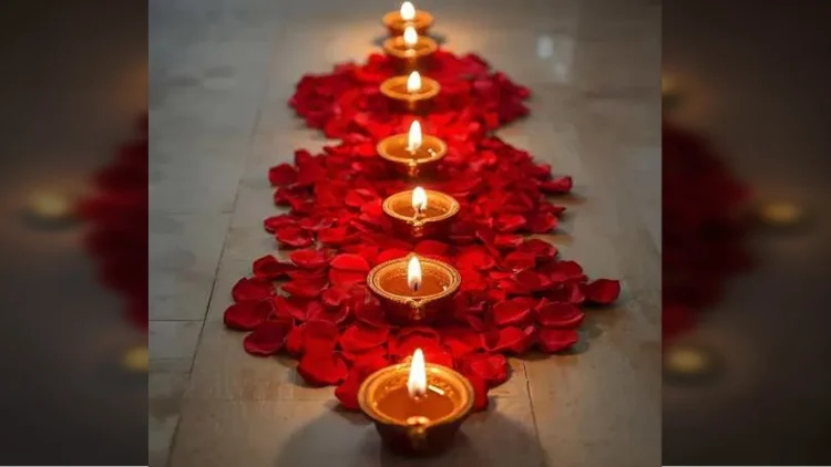 Rangoli Designs With Flowers