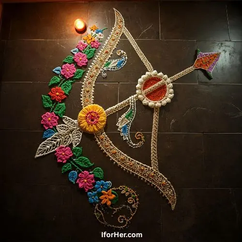 Dusshera Rangoli Designs 8
