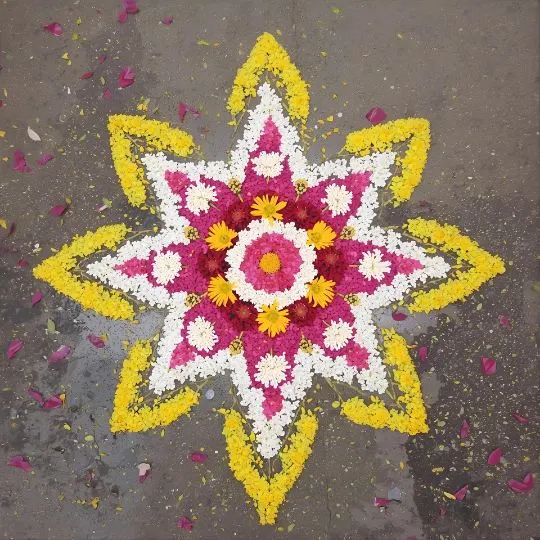 Easy Simple Diwali Rangoli Designs 