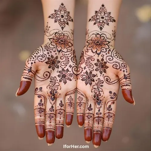 Special Karwa Chauth Mehendi Designs - Full Hand, Back Hand 03