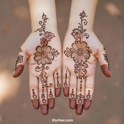 Special Karwa Chauth Mehendi Designs - Full Hand, Back Hand 05