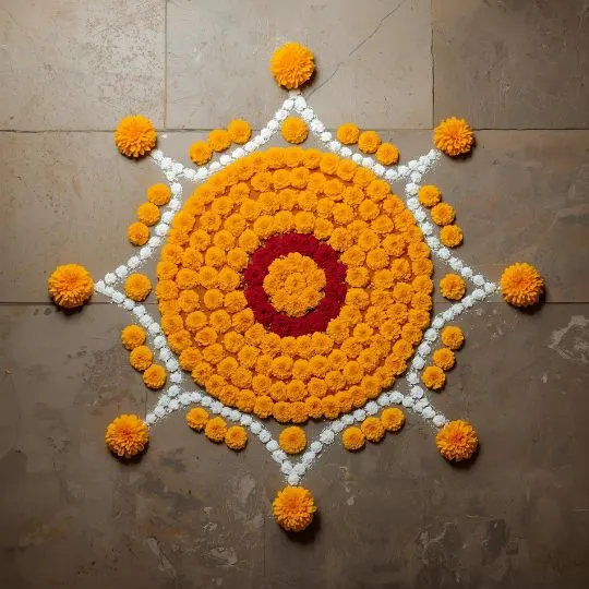 Easy Simple Diwali Rangoli Designs 