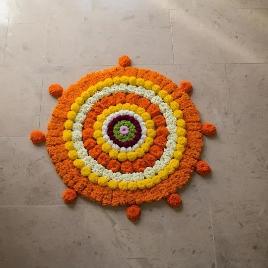 Easy Simple Diwali Rangoli Designs 