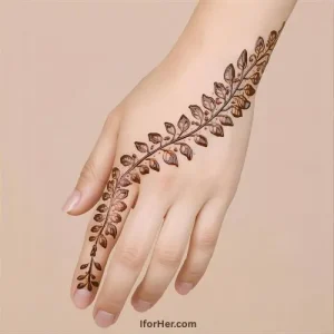 Fuller Festive Mehendi Design for Rakhi