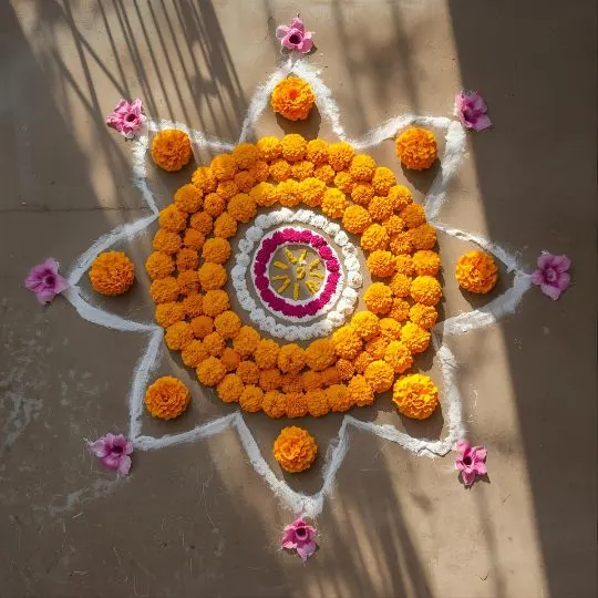 Easy Simple Diwali Rangoli Designs 