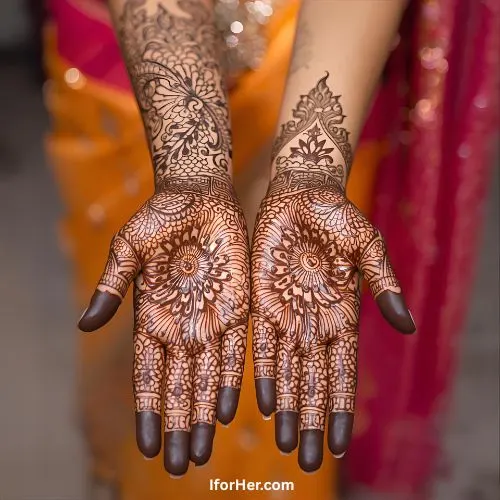 Special Karwa Chauth Mehendi Designs - Full Hand, Back Hand 09