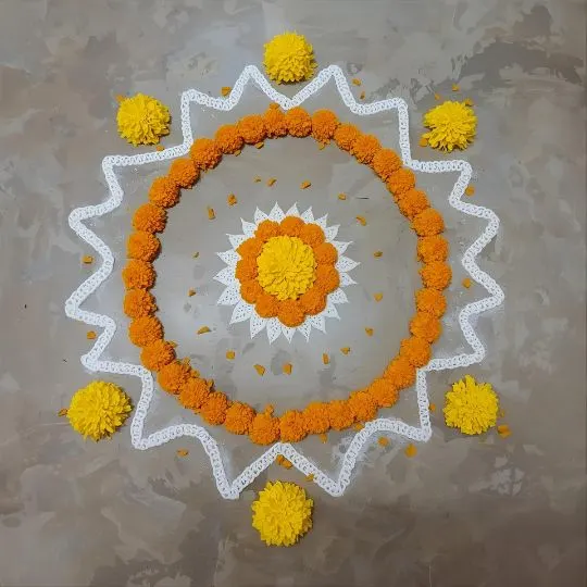 Easy Simple Diwali Rangoli Designs 