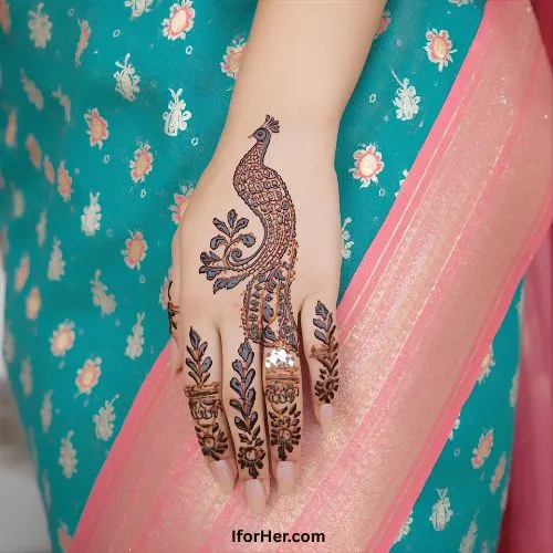 Special Karwa Chauth Mehendi Designs - Full Hand, Back Hand 14
