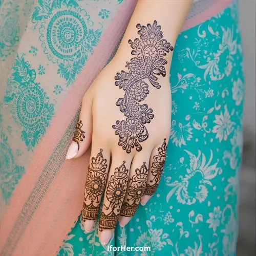 Special Karwa Chauth Mehendi Designs - Full Hand, Back Hand 15