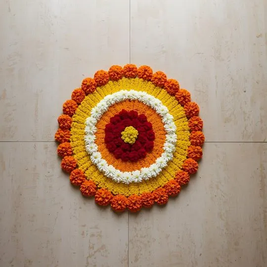 Easy Simple Diwali Rangoli Designs 