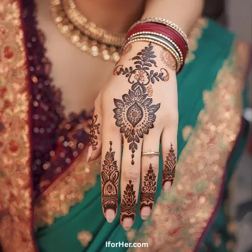 Special Karwa Chauth Mehendi Designs - Full Hand, Back Hand 25