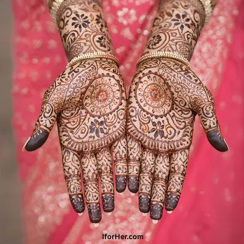 Special Karwa Chauth Mehendi Designs - Full Hand, Back Hand 12