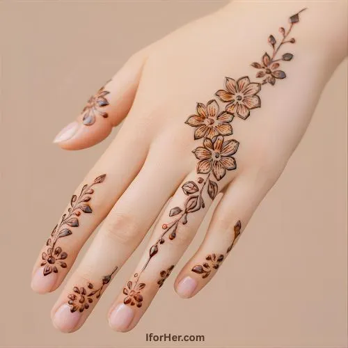Special Karwa Chauth Mehendi Designs - Full Hand, Back Hand 24
