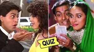 Shah Rukh Salman Khan 90s Movie Character Quiz