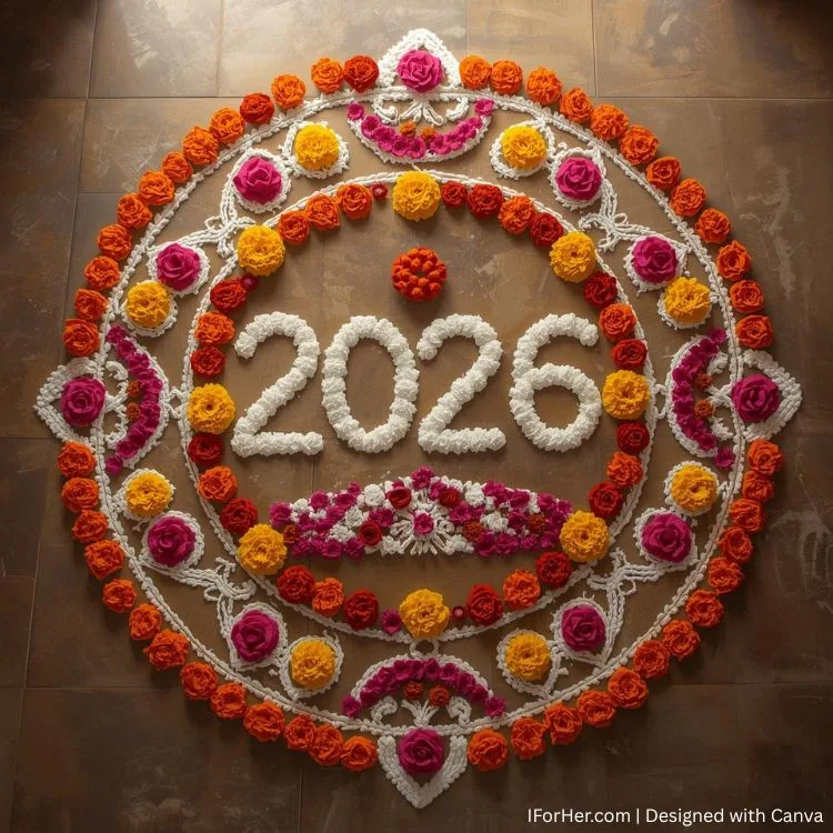 Happy New Year Rangoli Ideas for 2026 - 2