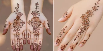 Makar Sakranti Mehendi Designs for Front and Back Hands