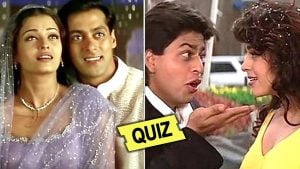 Shah Rukh Khan Salman Khan 90s Movie Songs Quiz