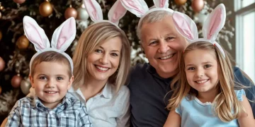 Happy Easter Wishes for Granddaughter, Grandson from Grandparents