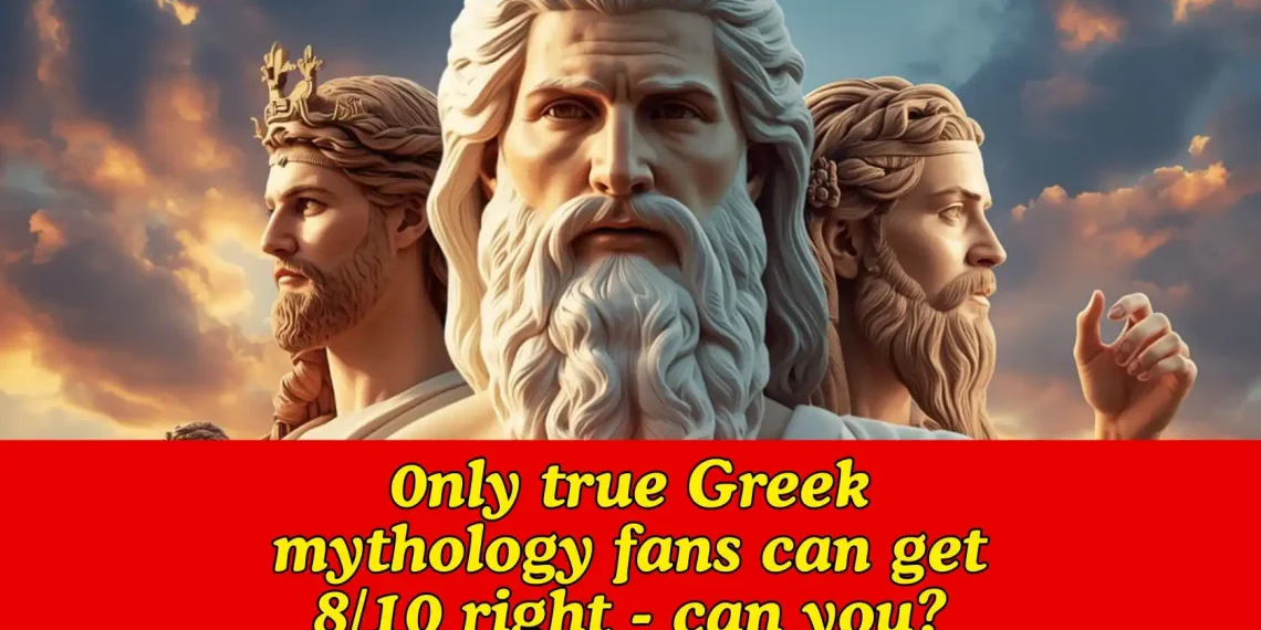 Greek Mythology Quiz on Greek Gods