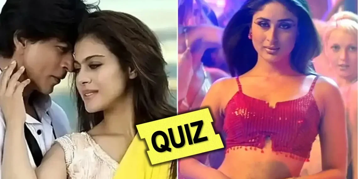 Kajol Kareena Love Songs Quiz